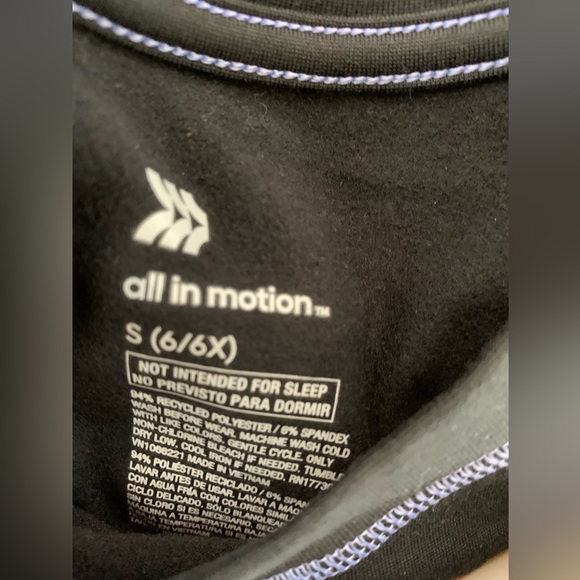 Girls 6/6x All in Motion Youth 2pc Thermal Set - Picture 2 of 5